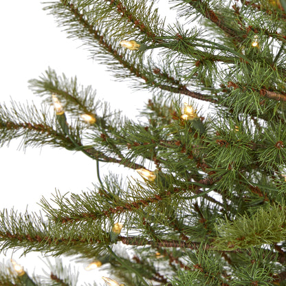 4 ft Vancouver Mountain Pine artificial Christmas tree by Nearly Natural with 100 clear lights on Tampa Home & Garden Store