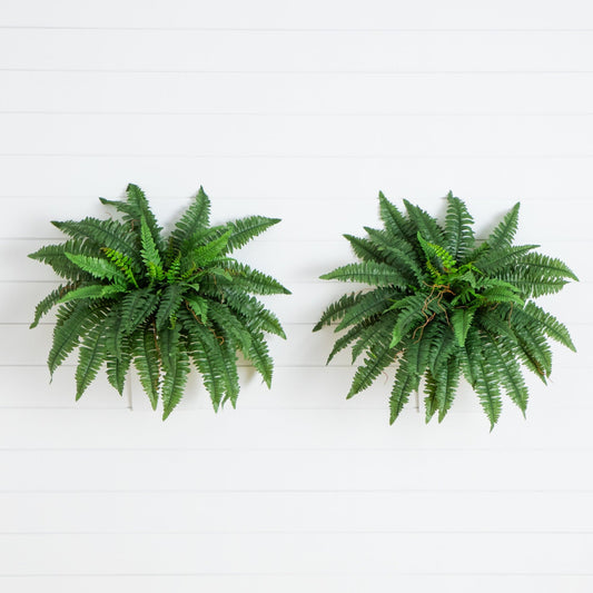 40” Artificial Boston Fern (Set of 2) - Tampa Home & Garden Store