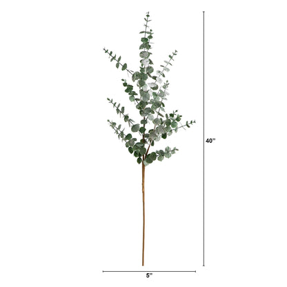 Tallos de eucalipto artificiales de 101 cm - Juego de 3