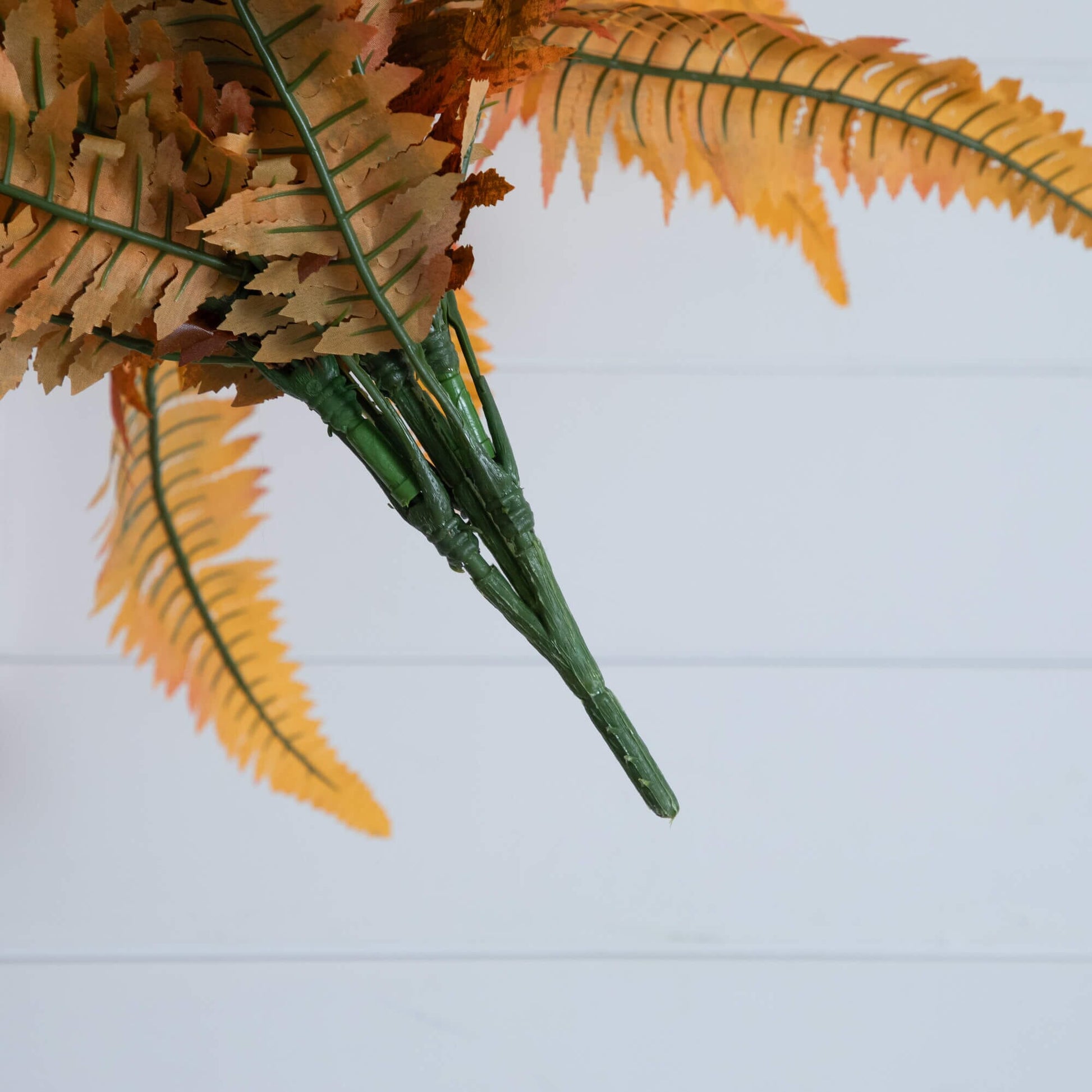 Artificial 40in Autumn Boston Ferns set of 2 by Nearly Natural fall-colored greenery on Tampa Home & Garden Store