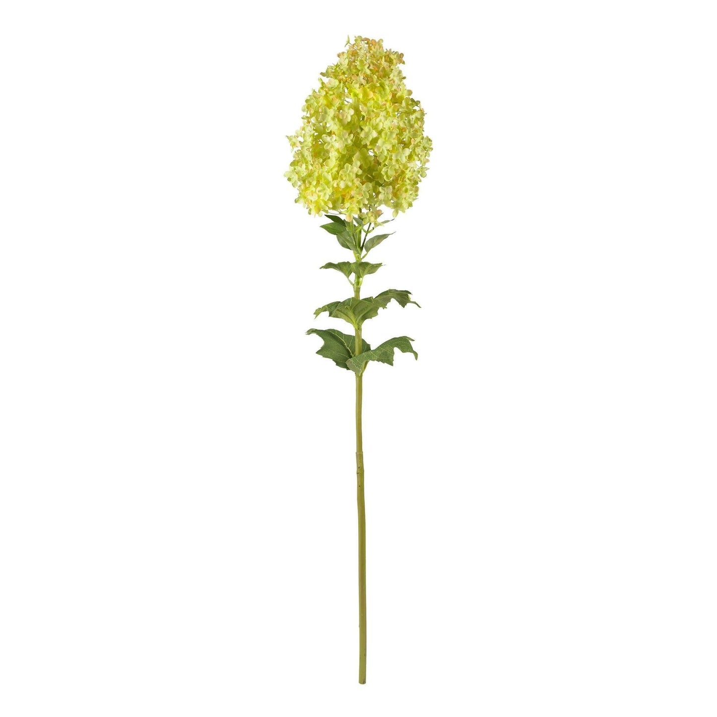 40in Peegee Hydrangea artificial stem with lime-green blossoms, set of 2 on Tampa Home & Garden Store