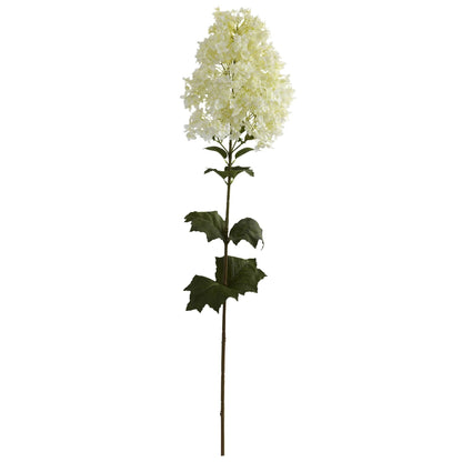 40in PeeGee Hydrangea artificial stem set of 2, cream blooms, green leaves Nearly Natural on Tampa Home & Garden Store