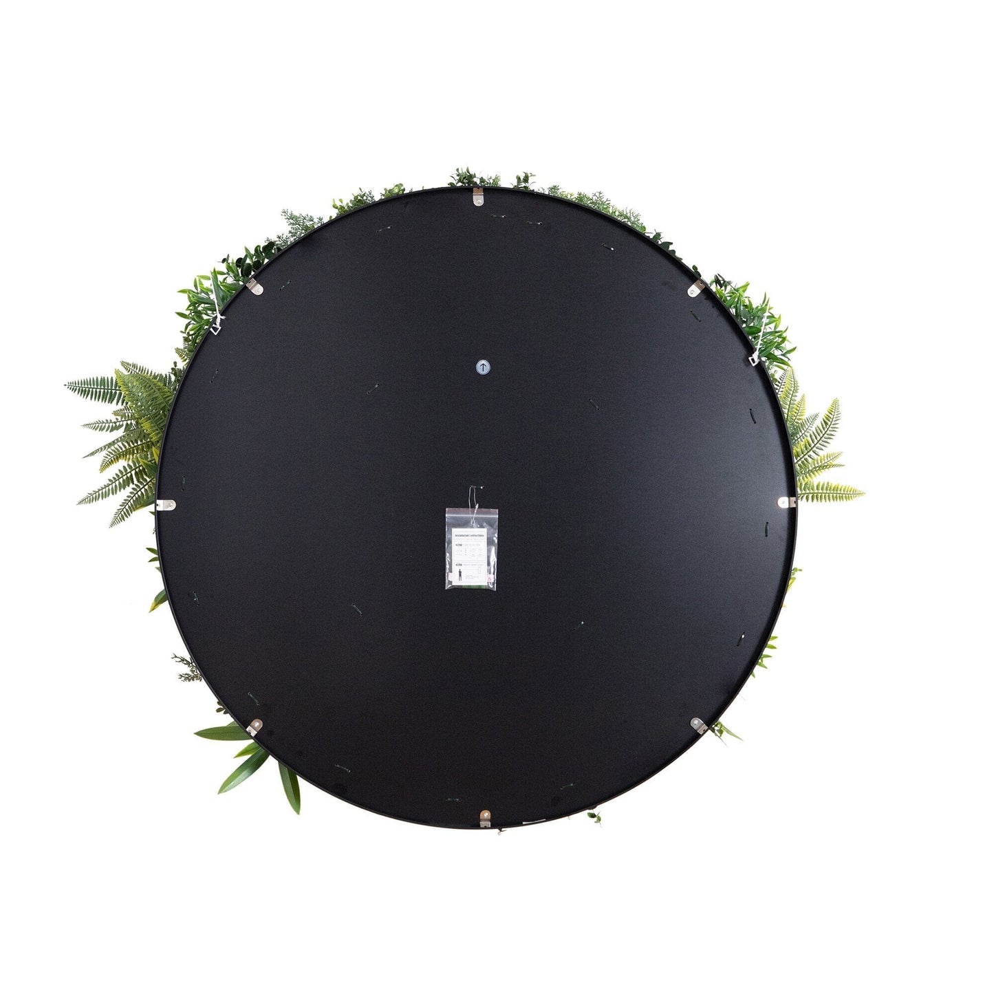 40 Inch Artificial Living Wall and Black Panel