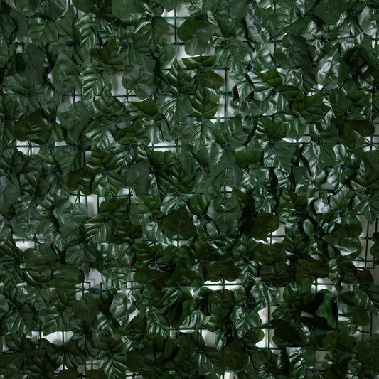 Privacy Fence wall screen UV resistant artificial ivy by Nearly Natural, dark green leaves on Tampa Home & Garden Store