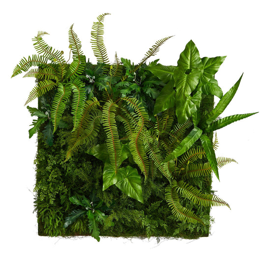 40” x 40” Forest Artificial Living Wall - Tampa Home & Garden Store