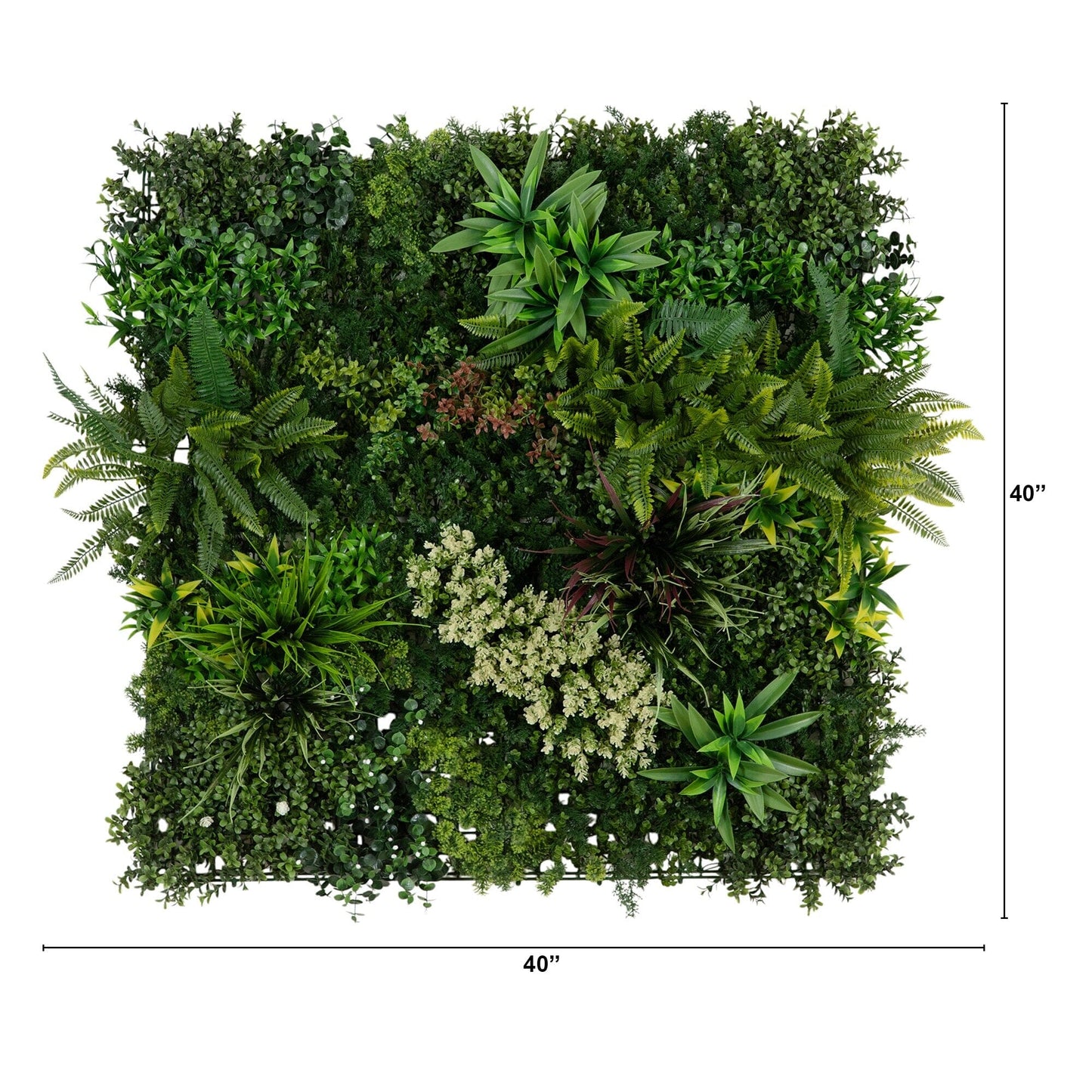 Amazon Rainforest Artificial Living Wall Panel