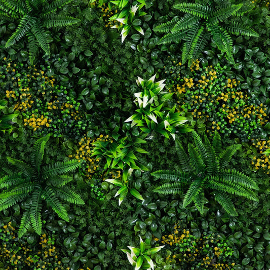 Wall Mat Nearly Natural 40x40 UV resistant Hawaiian Islands living wall panel lush greens on Tampa Home & Garden Store