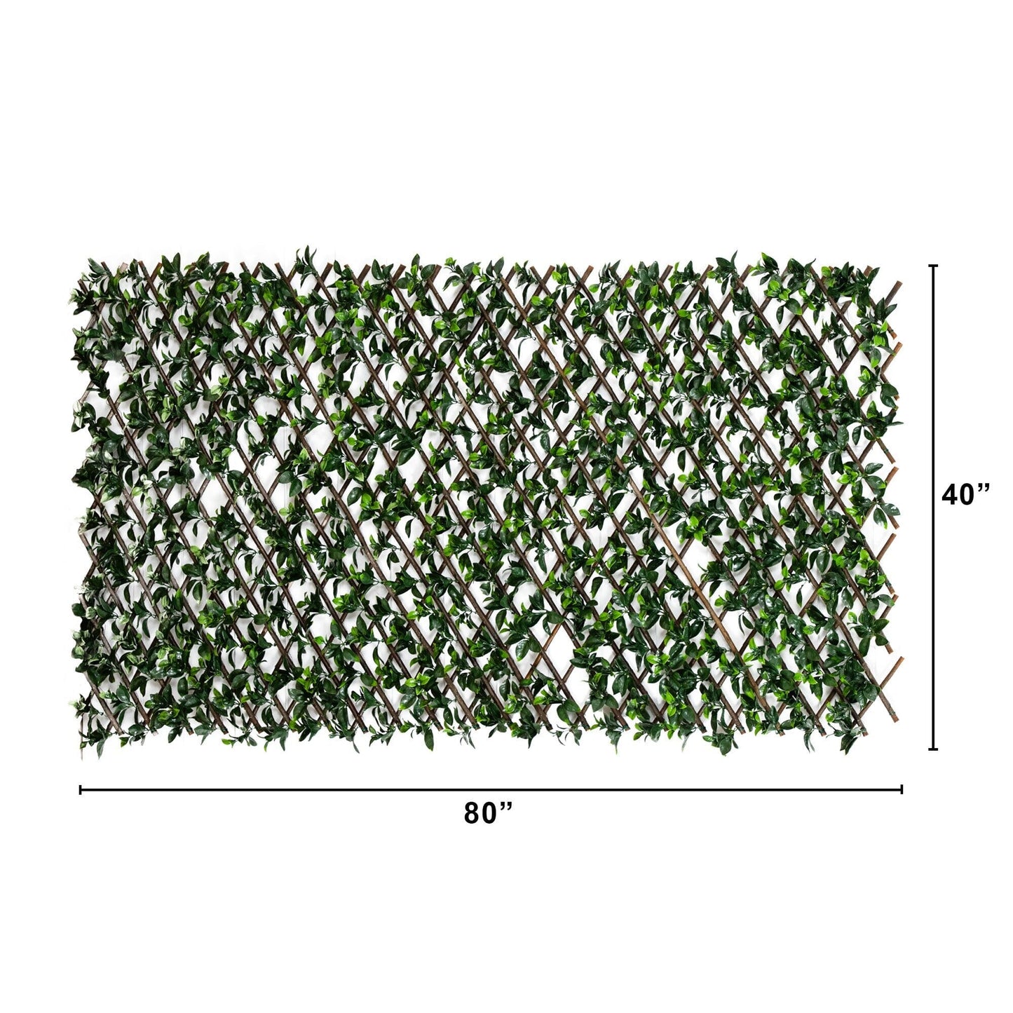 Nearly Natural 40x80 UV-resistant artificial gardenia privacy fence screen expandable lattice on Tampa Home & Garden Store