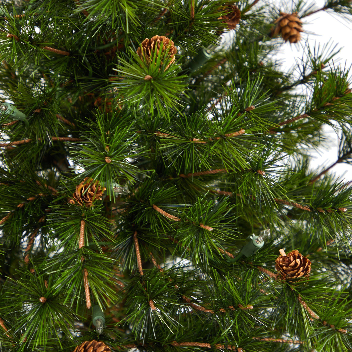 Artificial Christmas tree Nearly Natural Colorado Mountain Pine, 44 in, 50 clear lights on Tampa Home & Garden Store