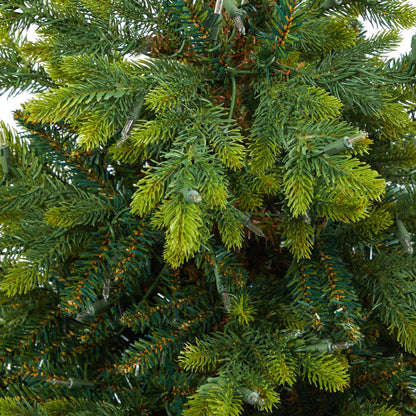 Nearly Natural 44in North Carolina Fir artificial Christmas tree with 150 clear lights on Tampa Home & Garden Store