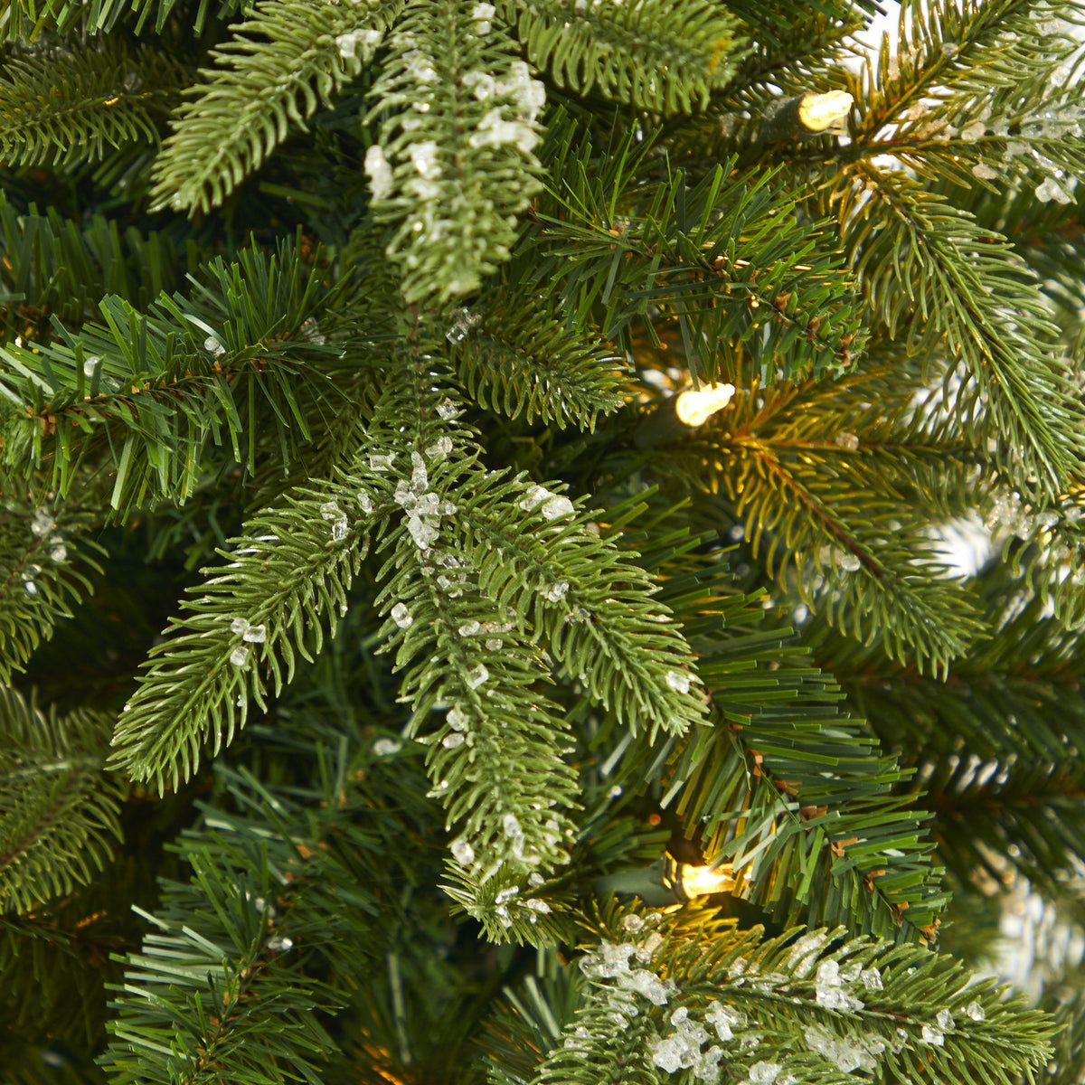 44in Snowed Grand Teton Fir artificial Christmas Tree with 50 clear lights Nearly Natural on Tampa Home & Garden Store