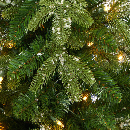 Christmas tree Nearly Natural 44in Snowed Grand Teton Fir with 50 clear lights on Tampa Home & Garden Store