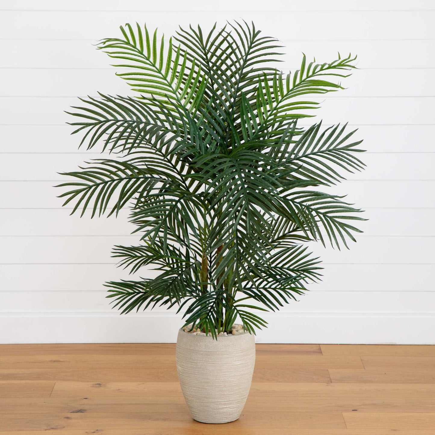4.5’ Areca Palm Artificial Tree in Sand Colored Planter