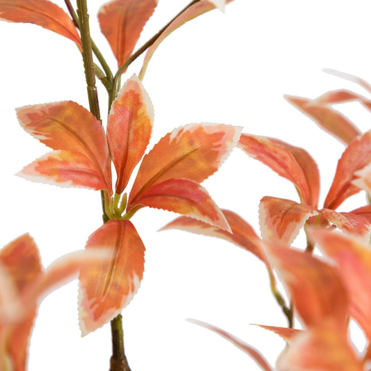 4.5' Autumn Pieris artificial fall tree orange-red leaves Nearly Natural on Tampa Home & Garden Store