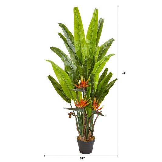 4.5’ Bird of Paradise Artificial Plant - Tampa Home & Garden Store