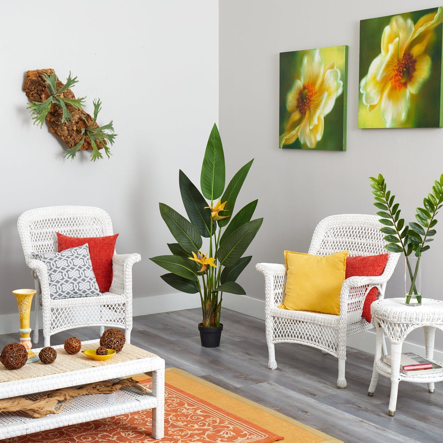 Indoor Bird of Paradise Artificial Tropical Plant