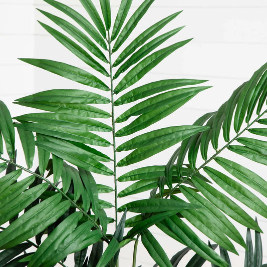 4.5 ft Areca Palm Tree artificial with green fronds for home decor on Tampa Home & Garden Store