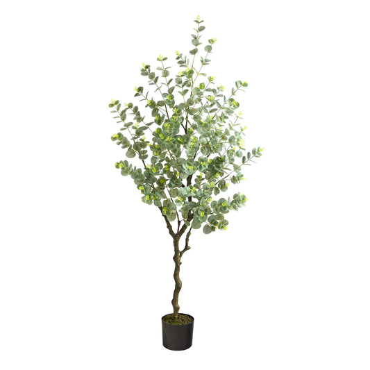4.5’ Eucalyptus Artificial Tree - Tampa Home & Garden Store
