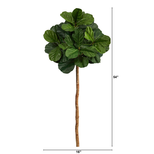4.5' Fiddle Leaf Artificial Tree (No Pot) - Tampa Home & Garden Store