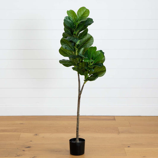 4.5’ Fiddle Leaf Fig Artificial Tree - Tampa Home & Garden Store