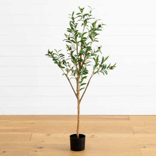 4.5’ Olive Artificial Tree - Tampa Home & Garden Store
