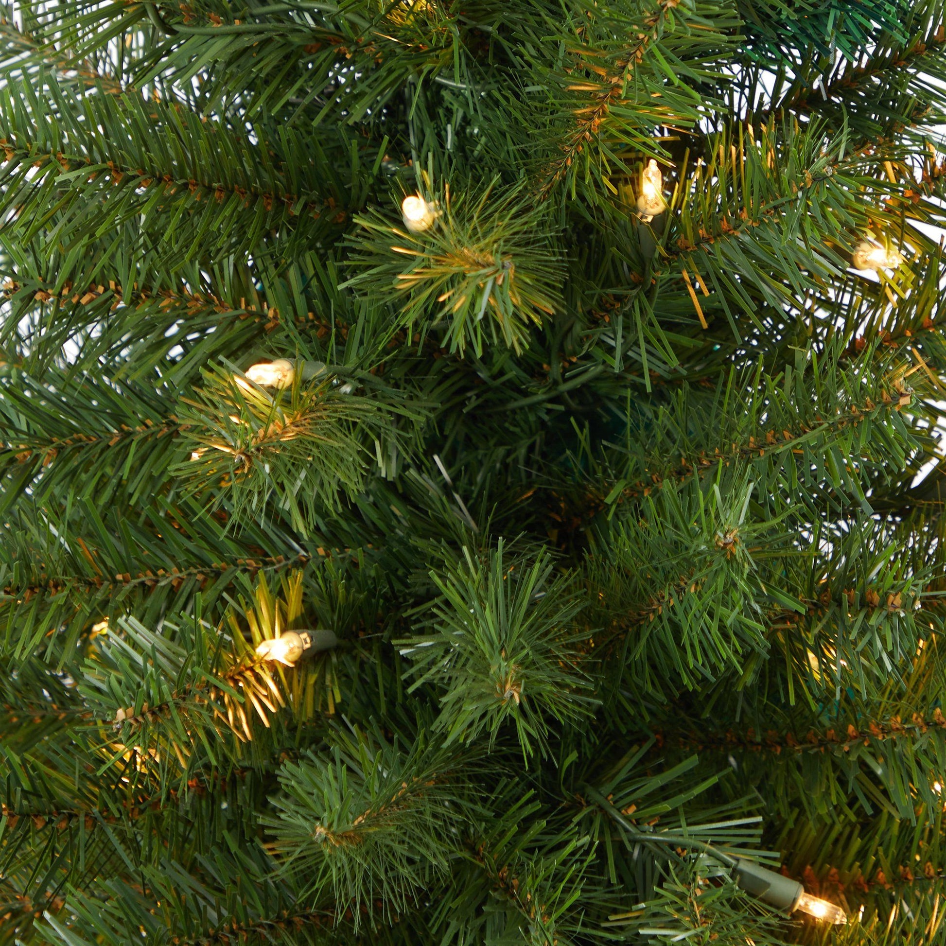 Nearly Natural 4.5' Virginia Fir Christmas Tree with clear lights and bendable branches on Tampa Home & Garden Store