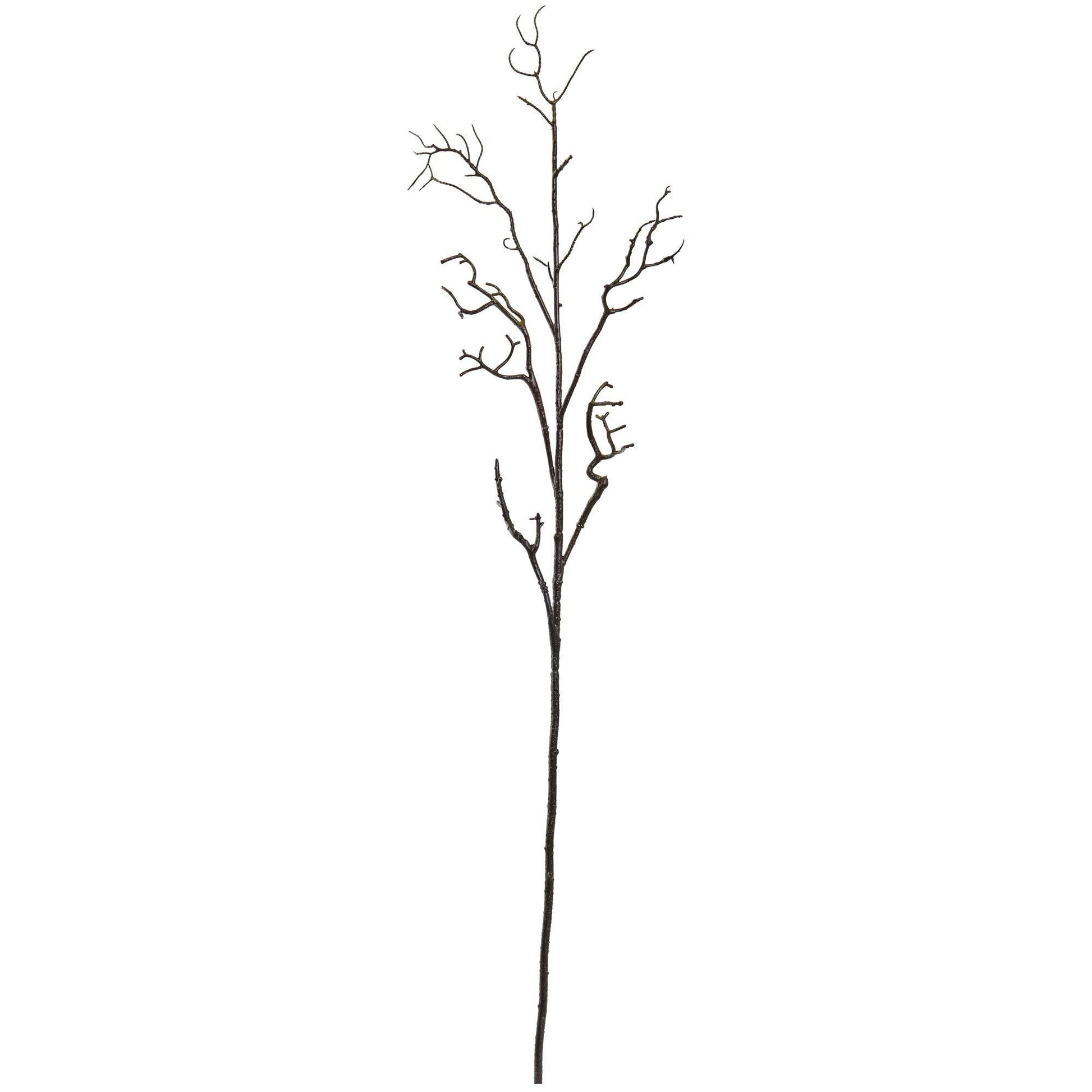 46in Deadwood Stem artificial flower set of 6 by Nearly Natural bare brown twig stems on Tampa Home & Garden Store