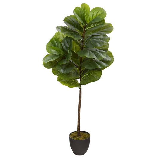 46” Fiddle Leaf Artificial Tree (Real Touch) - Tampa Home & Garden Store