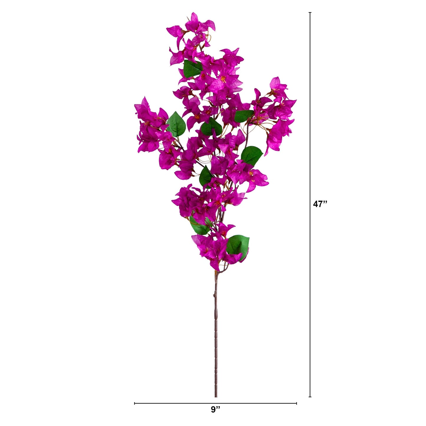 Ramas artificiales de buganvilla de 47" - Juego de 3