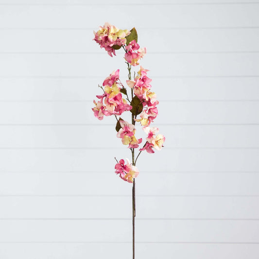 47" Artificial Bougainvillea Flower Stems - Set of 3 - Tampa Home & Garden Store