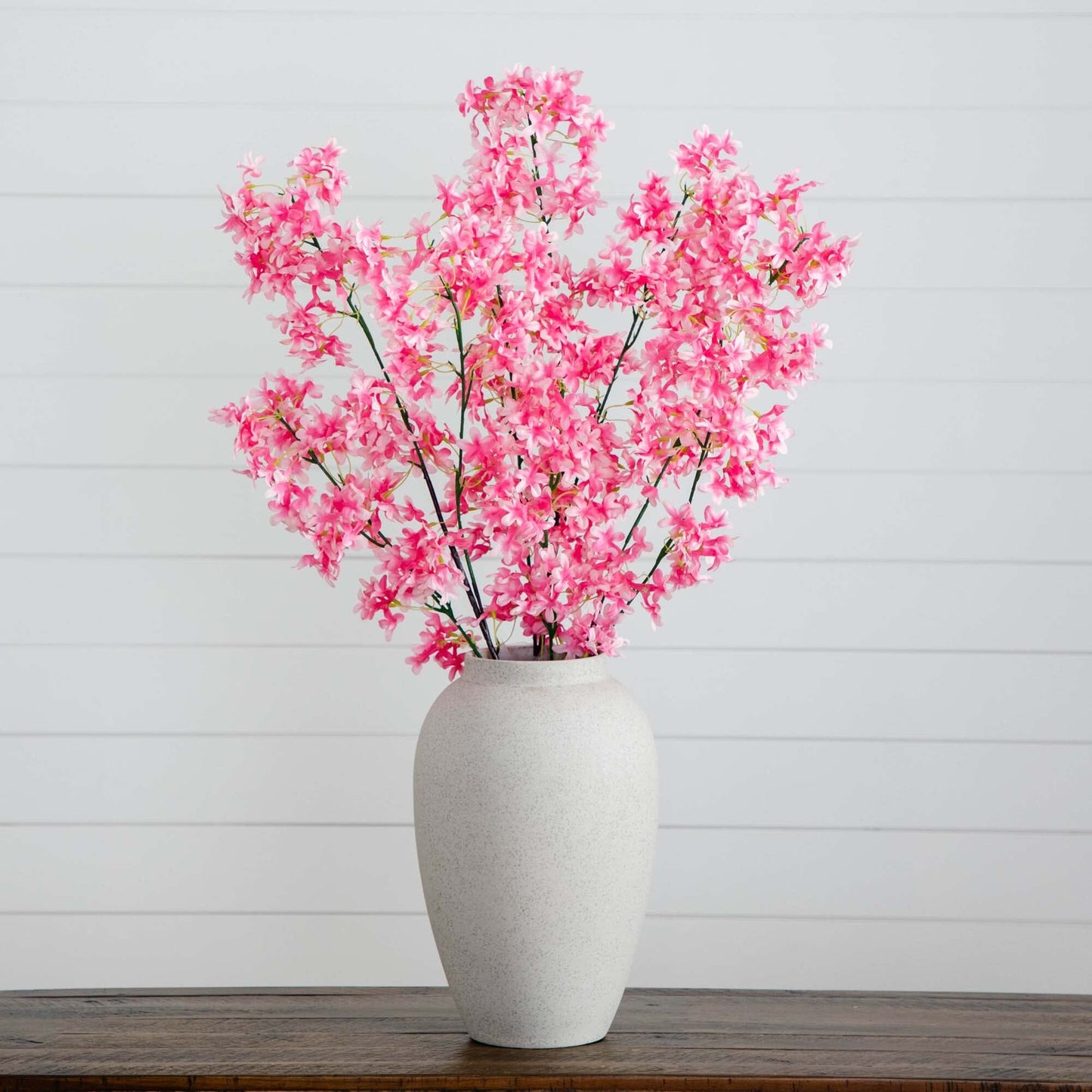 Flor de cerezo artificial de 47" - Juego de 3
