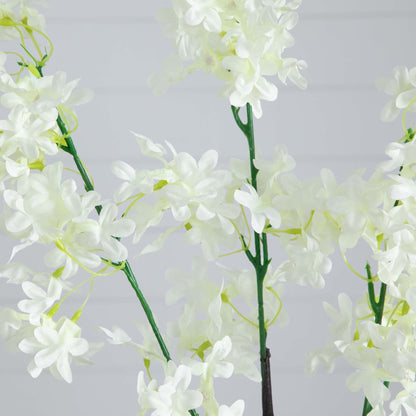 Flor de cerezo artificial de 47" - Juego de 3