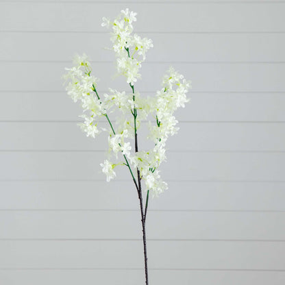 Flor de cerezo artificial de 47" - Juego de 3
