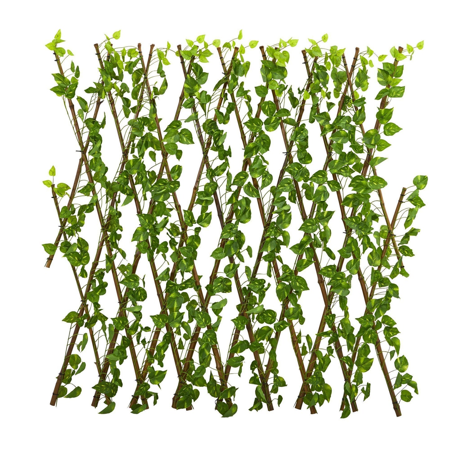 Nearly Natural 47-inch pothos expandable fence trellis, UV resistant & waterproof on Tampa Home & Garden Store