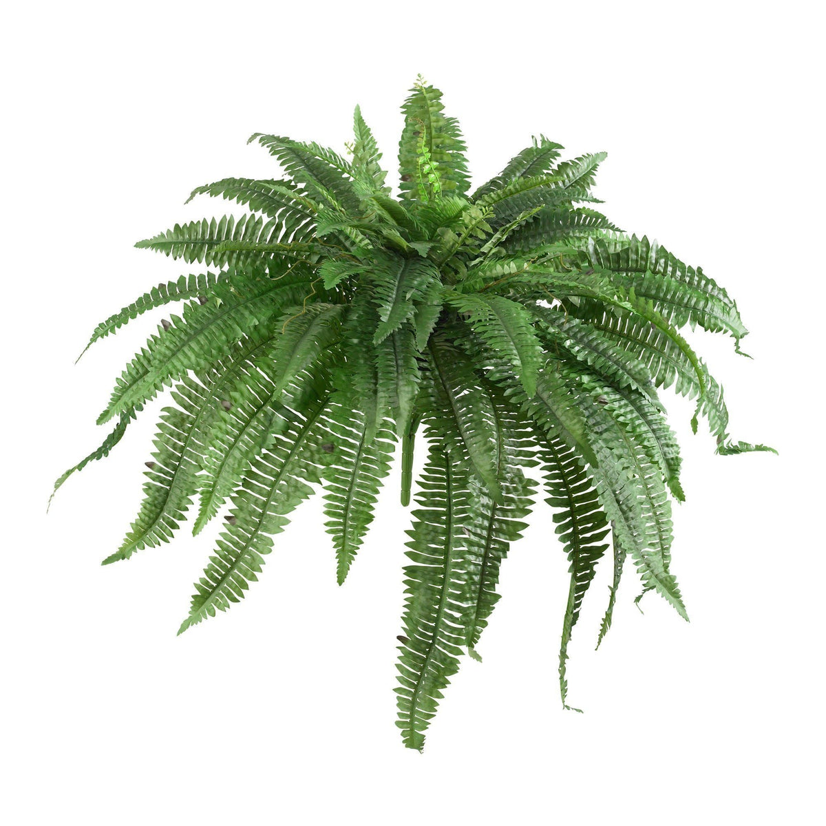 48-inch Boston Fern bush set of 2 Nearly Natural artificial non-flowering plant with lush green fronds on Tampa Home & Garden Store