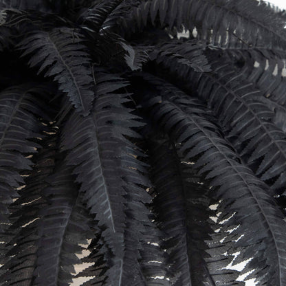 48in Artificial Halloween Black Boston Fern set of 2, Nearly Natural on Tampa Home & Garden Store