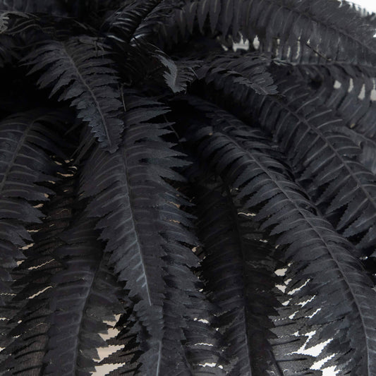 48in Artificial Halloween Black Boston Fern set of 2, Nearly Natural on Tampa Home & Garden Store
