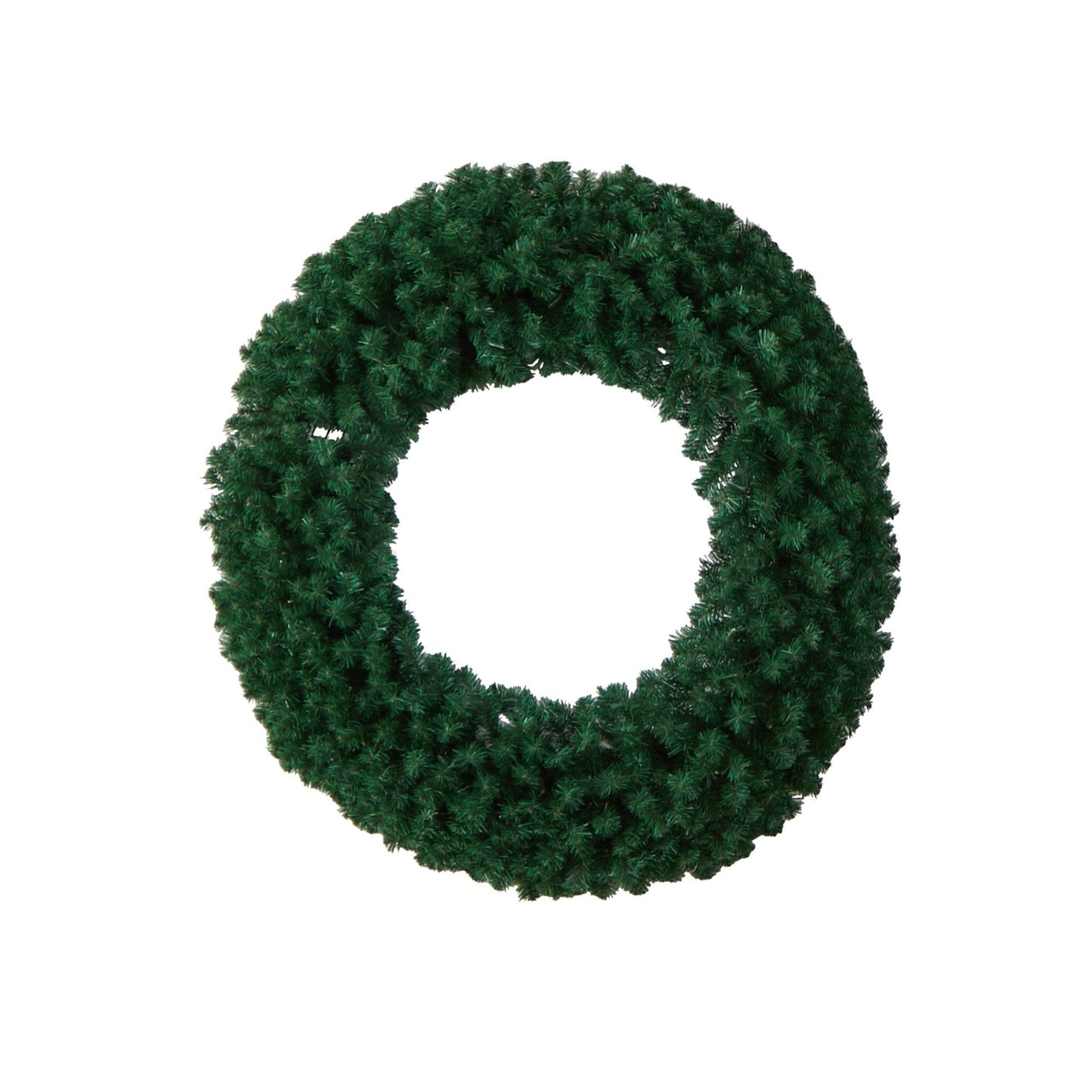 Wreath Nearly Natural 48in green artificial Christmas wreath with warm white LED lights on Tampa Home & Garden Store