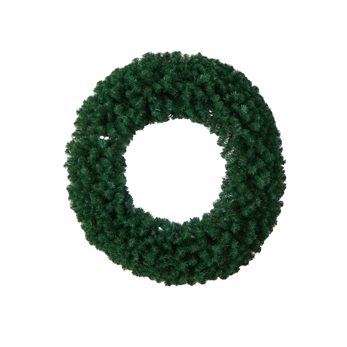 Wreath Nearly Natural 48in green artificial Christmas wreath with warm white LED lights on Tampa Home & Garden Store