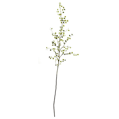 48in Night Willow artificial stem set of 6 with green rounded leaves by Nearly Natural on Tampa Home & Garden Store