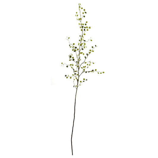 48in Night Willow artificial stem set of 6 with green rounded leaves by Nearly Natural on Tampa Home & Garden Store