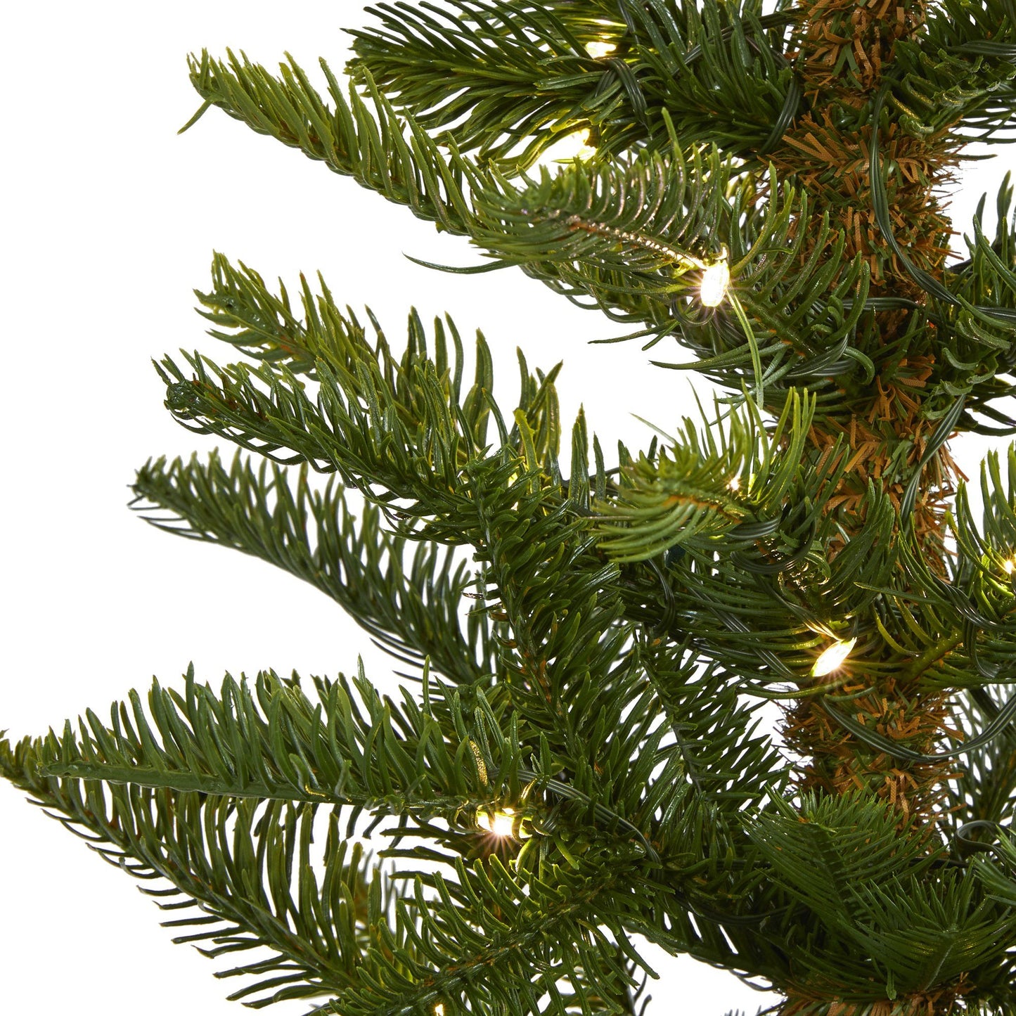 5’ Alaskan Alpine Artificial Christmas Tree Nearly Natural with 100 clear microdot LED lights on Tampa Home & Garden Store