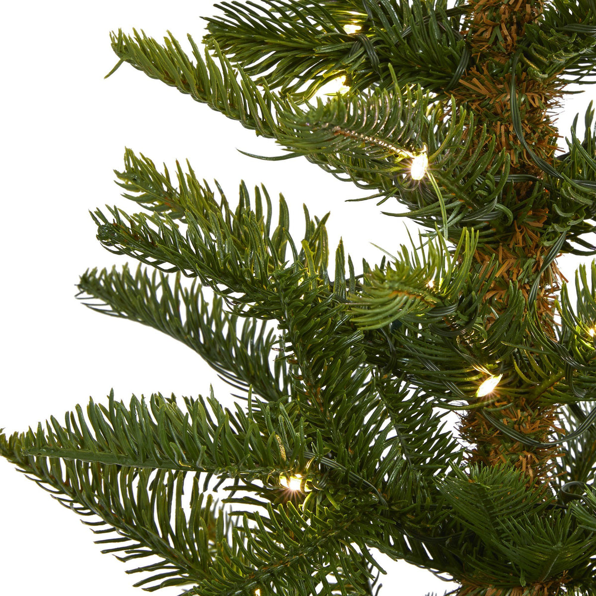 5’ Alaskan Alpine Artificial Christmas Tree Nearly Natural with 100 clear microdot LED lights on Tampa Home & Garden Store