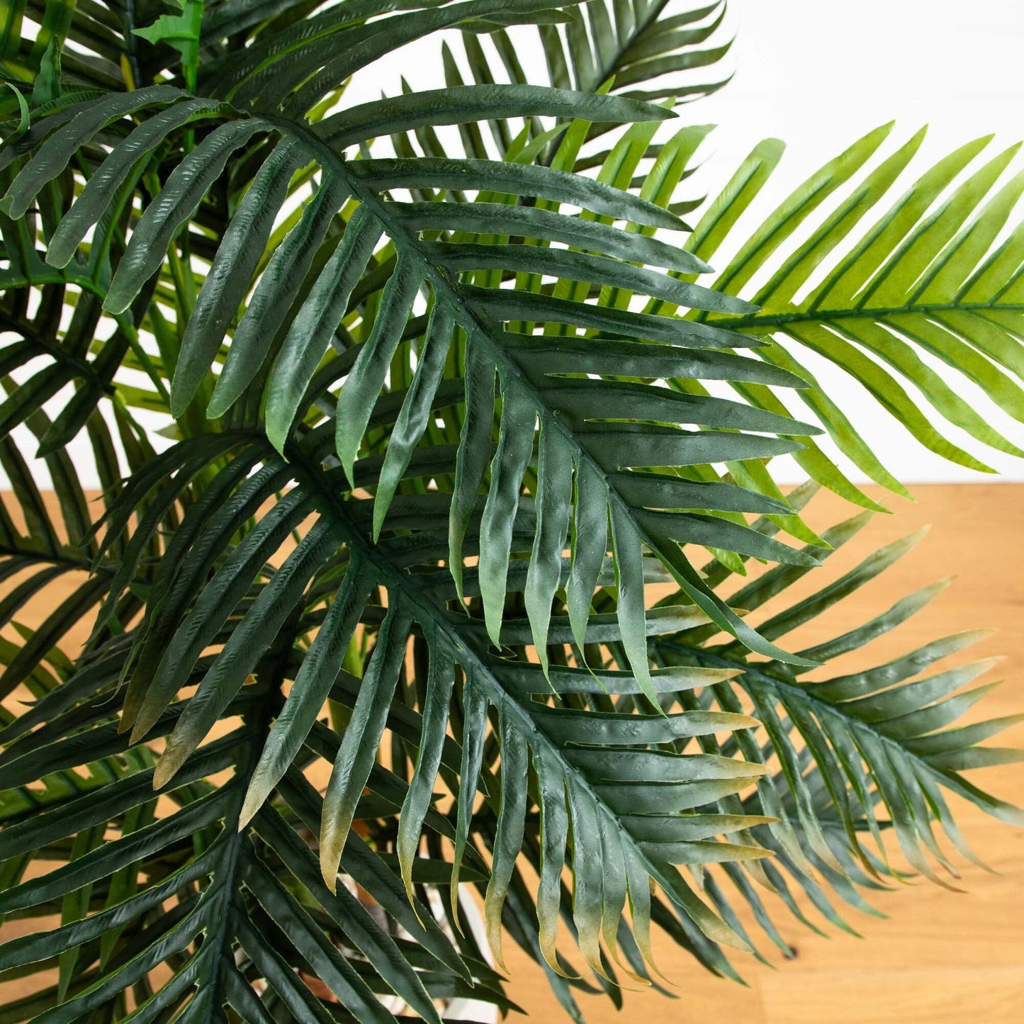 5' Areca Palm Artificial Tree in sand planter real-touch dark green fronds Nearly Natural on Tampa Home & Garden Store