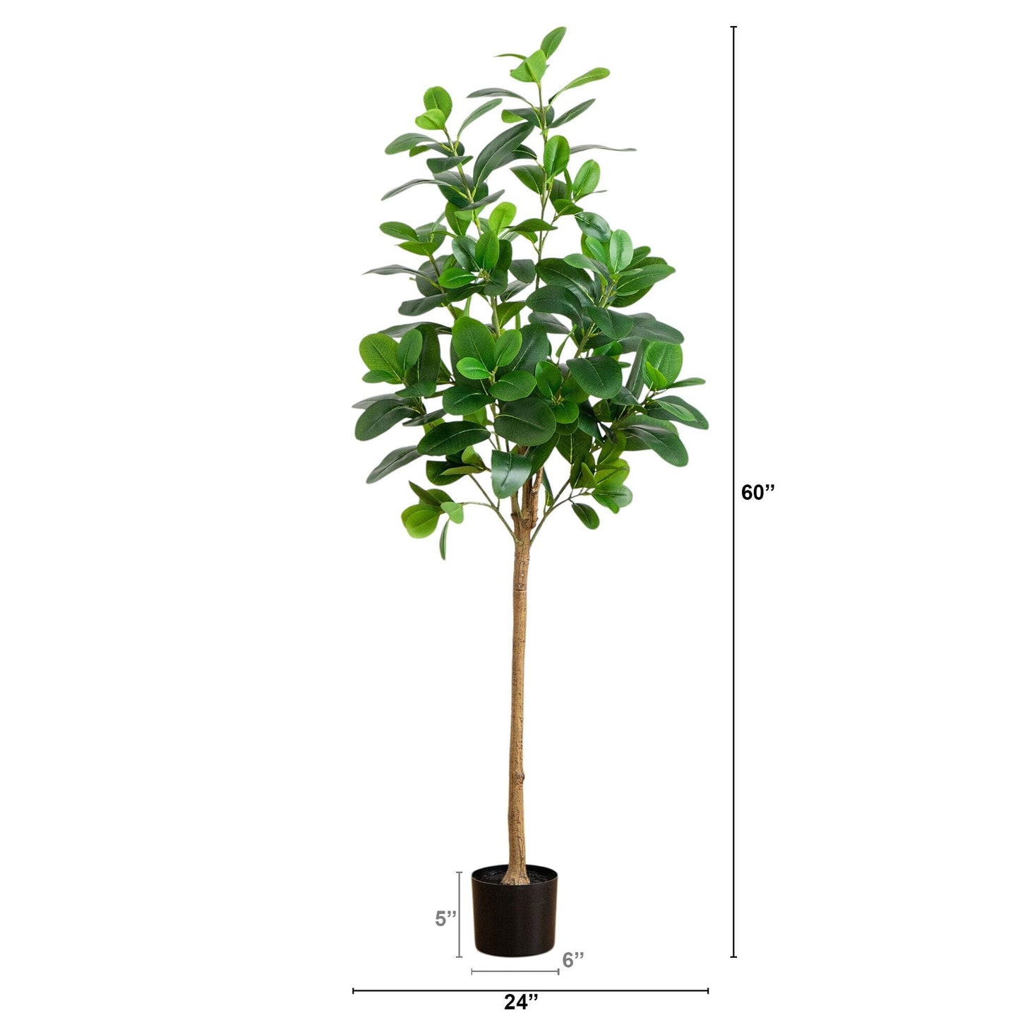 5 Foot Artificial Audrey Ficus Tree for Home
