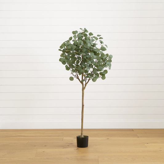 5’ Artificial Eucalyptus Tree - Tampa Home & Garden Store