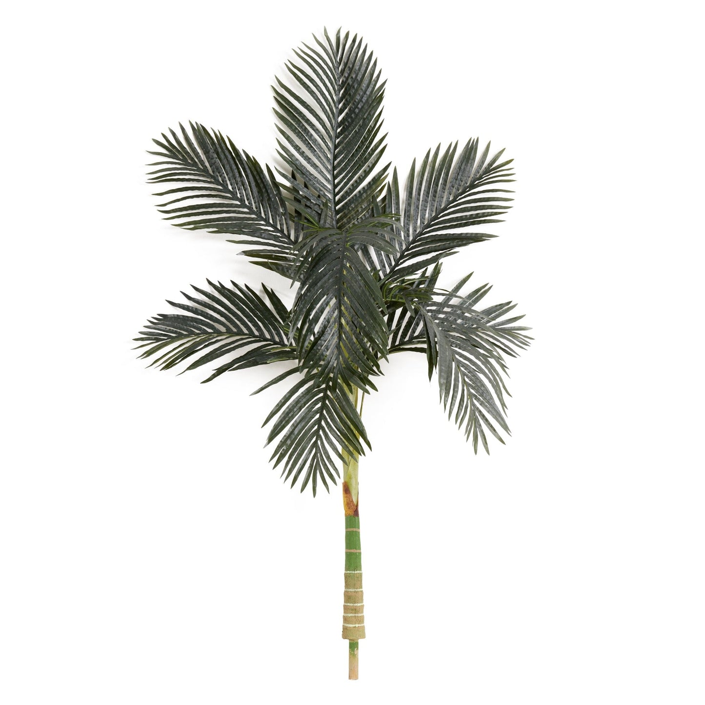 5 ft artificial golden cane palm tree Nearly Natural without pot on Tampa Home & Garden Store