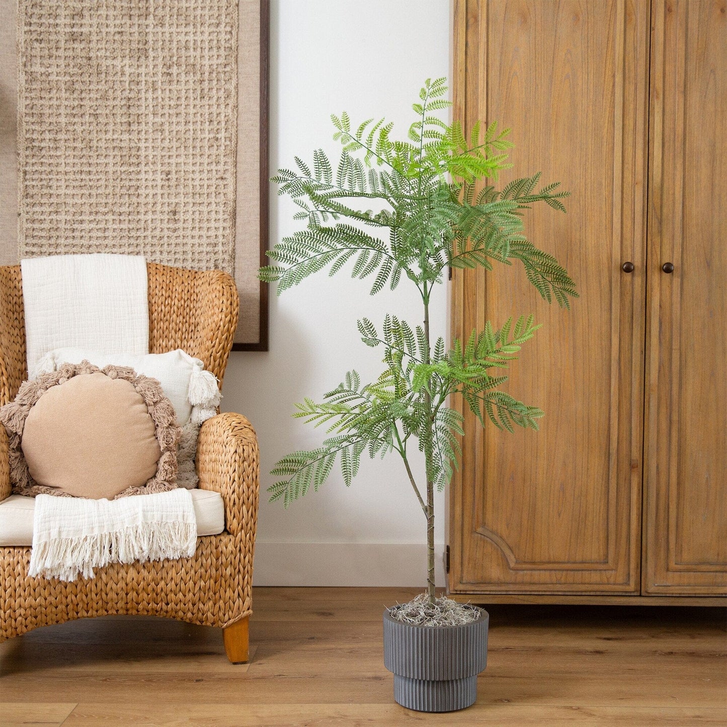5 Foot Artificial Green Jacaranda Tree for Home