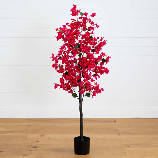5’ Bougainvillea Artificial Tree - Tampa Home & Garden Store