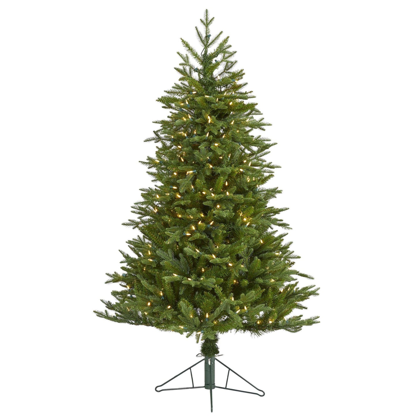 Cambridge Fir 5' Christmas tree with 300 clear warm LED lights and 570 bendable branches on Tampa Home & Garden Store